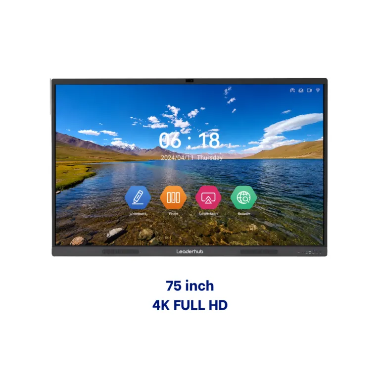 Màn hình tương tác Leaderhub HM Series 75 inch 4K