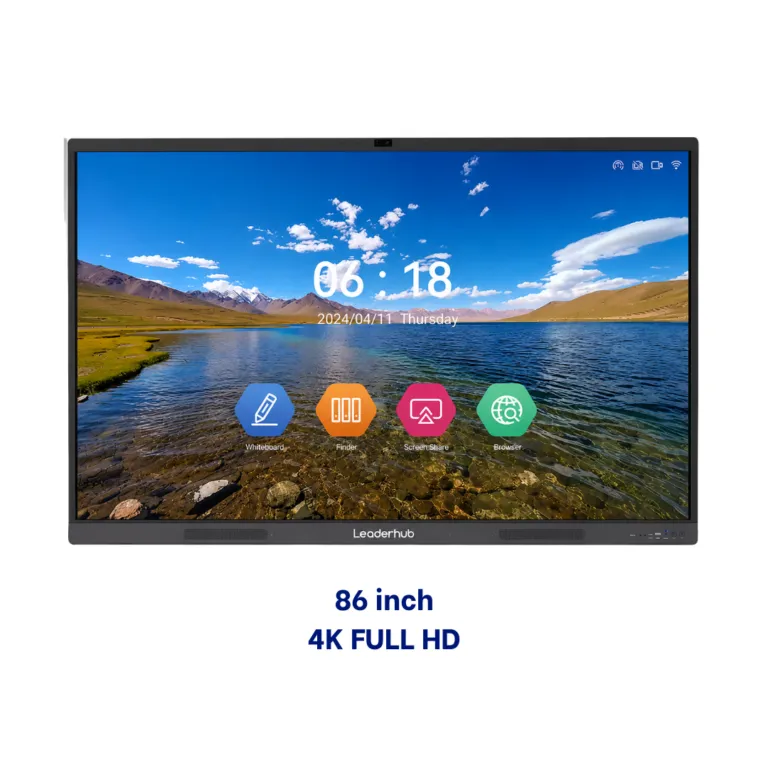 Màn hình tương tác Leaderhub HM Series 86 inch 4K