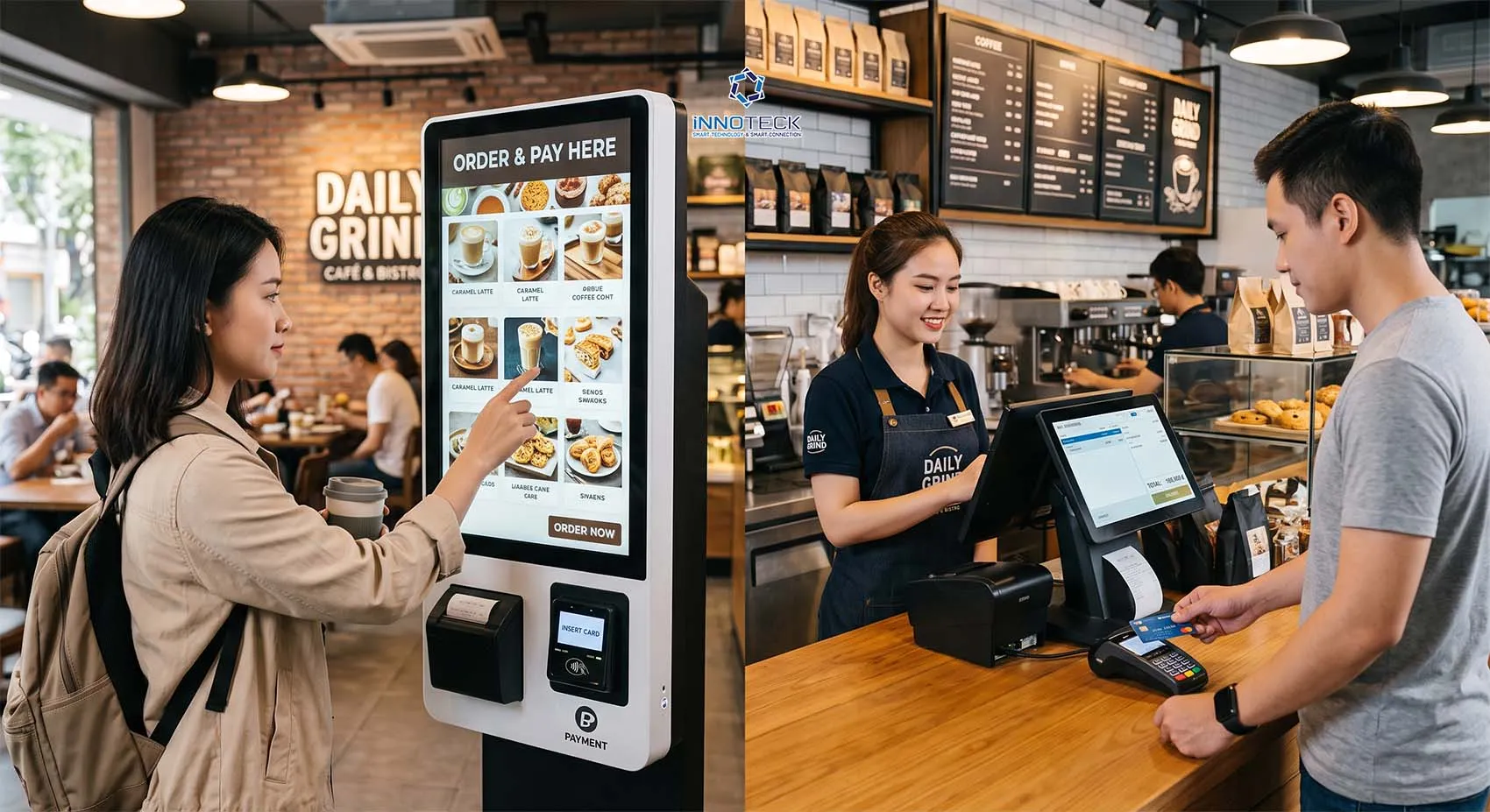 Doanh Nghiệp Nên Đầu Tư Giải Pháp POS Hay Kiosk?