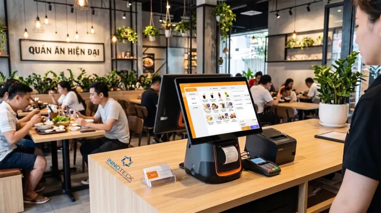 Máy POS Android Cho Ngành F&B: Tiêu Chí Chọn Máy Cho Quán Ăn, Nhà Hàng Chuỗi